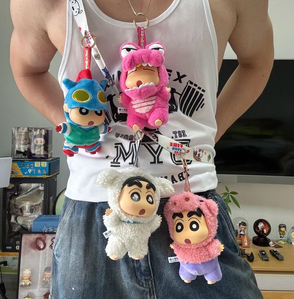 In Stock !!TOPTOY CrayonShin-Chan Blind Box Costume Party Series Vinyl Doll Figure Mystery Box Kawaii Collection Model ToyGift