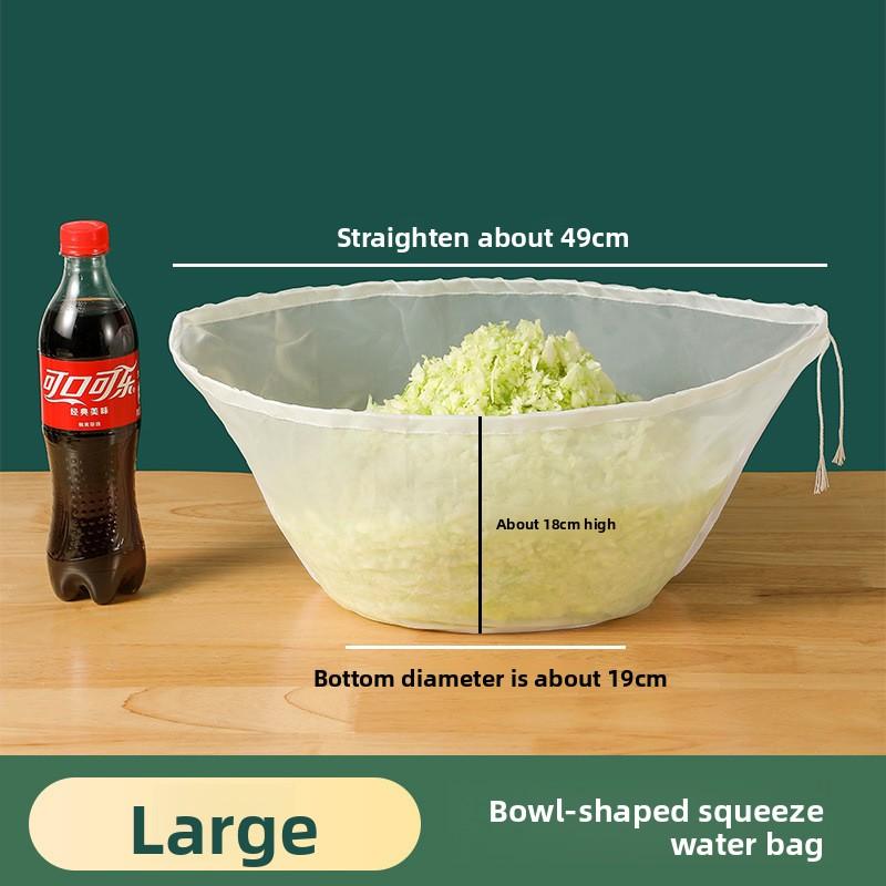 

1 шт. Многофункциональный пакет из фильтровальной бумаги, приспособление для отжима начинки для пельменей, бытовой пакет для слива капусты, пакет для фильтрации соевого молока, дегидратор, овощной пресс-фильтр Large