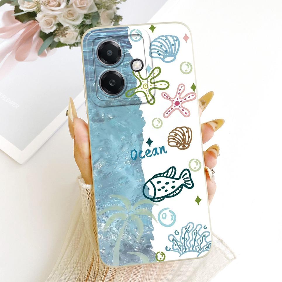 Soft Silicone Casing For Oppo A3x 4G 5G CPH2641 CPH2681/ Oppo A3 4G 5G Case Cover Cute Cartoon Cat Cool Dragon Animals Painting