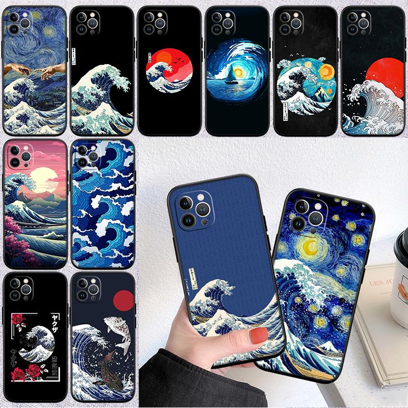 BH25 Great Wave Off Kanagawa New High-End Shell Phone Case for Redmi Note 8 9 Pro Max 9S 9T 9C NFC 8T 8A 10A A4