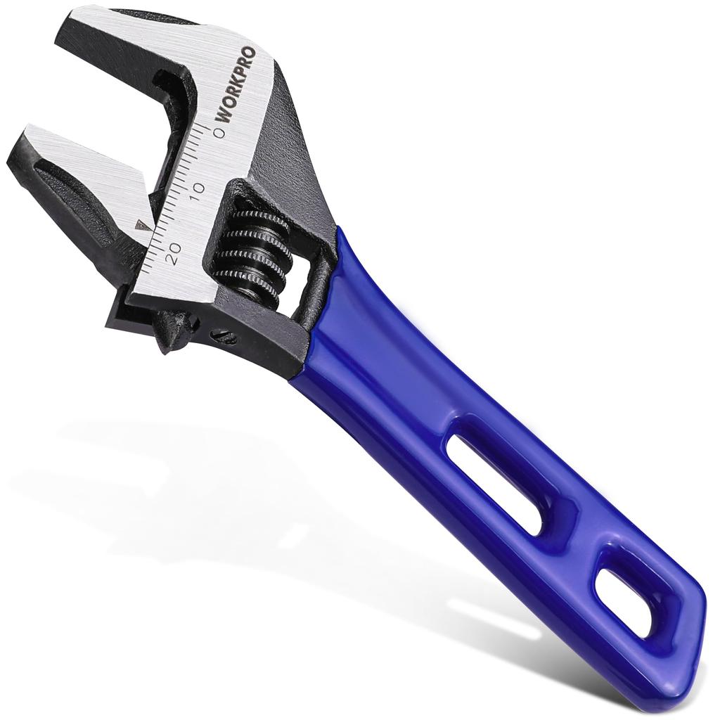 WORKPRO Monkey Wrench Opening with Mini Total Length 118mm Adjustable Seat Adjustable Water Motorcycle Water Supply Air Conditioning Building