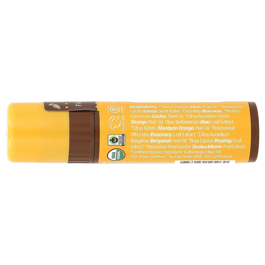 Cocoa Butter Lip Balm, Sweet Orange, .25 oz (7 g)