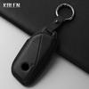 Genuine Genuine Leather Auto Key Fob Cover Case Housing Fit For Bmw I7 X7 G07 5 7 Series Ix X1 X5 G70 G09 Xm U06 G81 M3 Protected Remote Auto