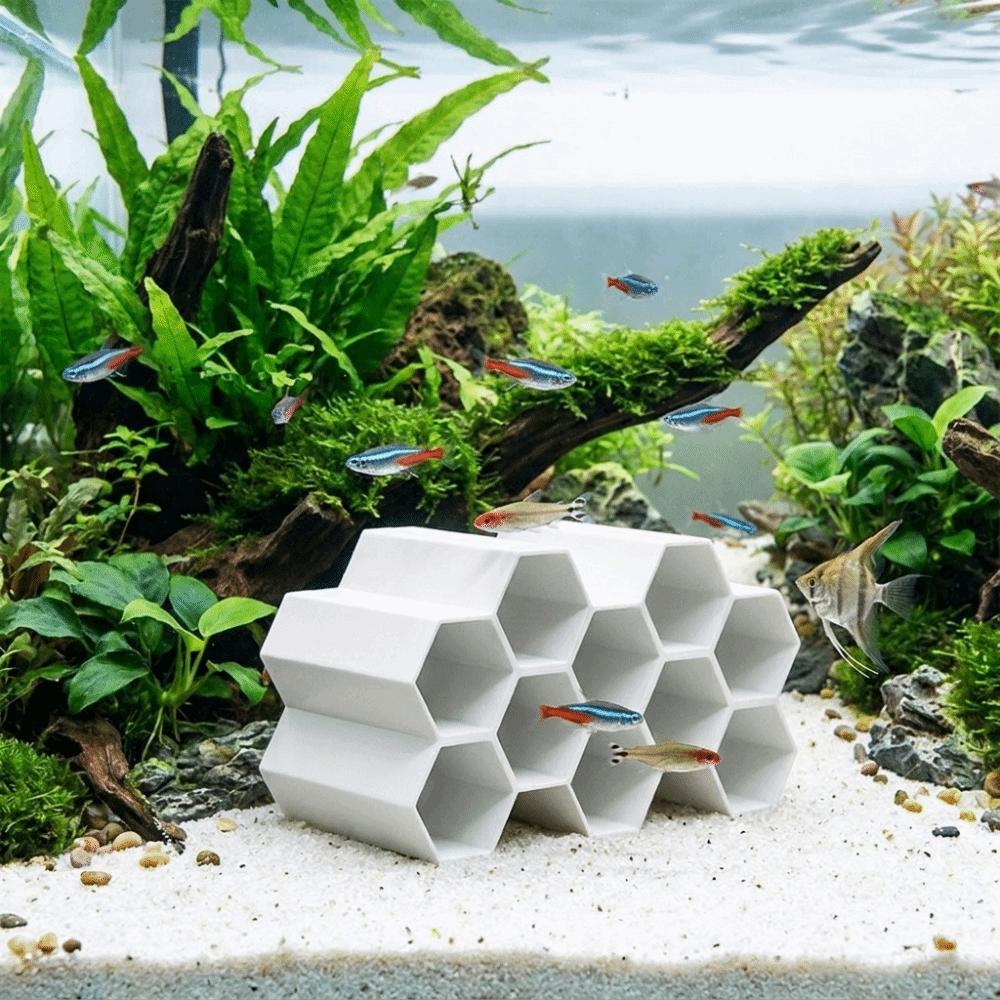 Hollow Out Aquarium Cave Shelter 3D Printed Shrimp Shelter Decorations Shrimp Breeding