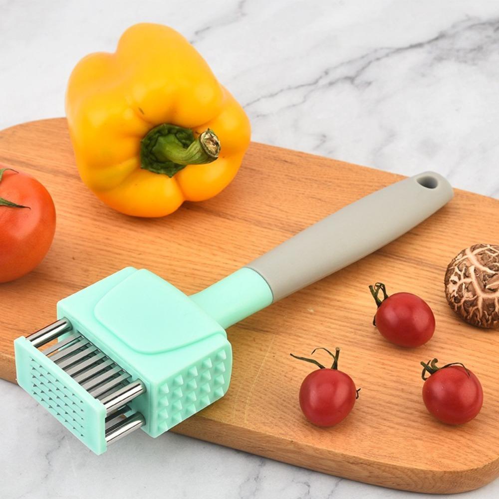 Stainless Steel Needle Meat Tenderizer 2 in 1 Steak Tenderizer Loose Meat Needle Restaurant