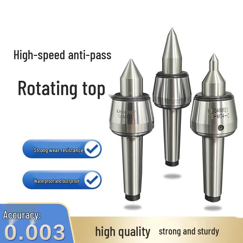 Diannan MT4/MT5 Heavy-Duty Anti-Vibration Lathe Live Center