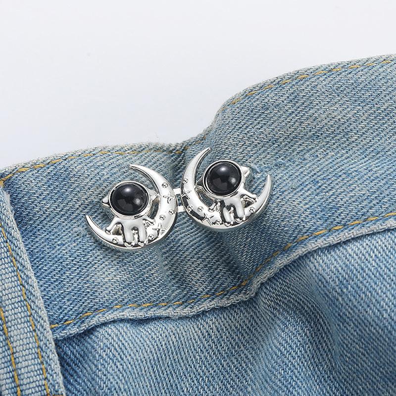 

Креативные съемные брюки с пряжкой на талии в стиле астронавта, не требующие шитья, регулируемые джинсы с пряжкой на талии, инструменты для утяжки талии as the picture