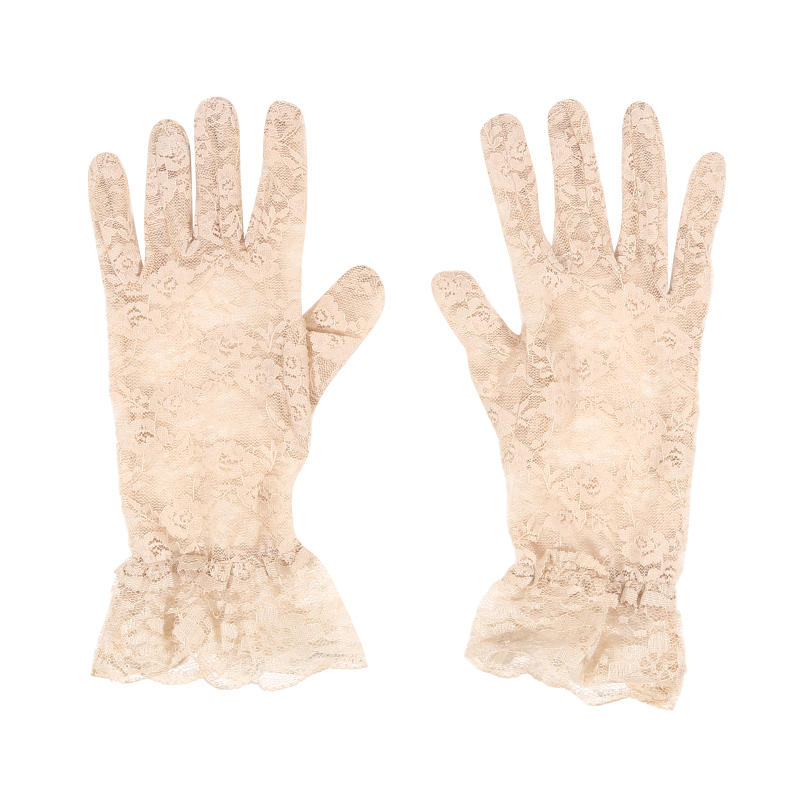 Sexy Lace Gloves Classic Black White Red Grey Skin Opera/Elbow/Wrist Stretch Satin Finger Long Gloves Flapper Gloves Matching