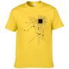 CPU Prozessor Schaltplan T-Shirt 2023 Herren Sommer Baumwoll-T-Shirt Herren Lustige Oberteile Mode Marken-Tees #303
