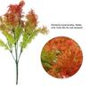 Artificial Leaves Plastic Seaweed Simulated Plant Home House Garden Decor(Orange Seaweed)