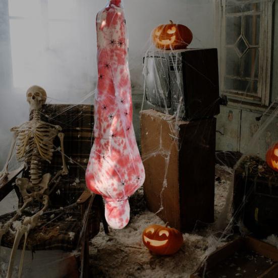 1 Set Realistic Inflatable Fake Corpse Outdoor Scary Corpse Hanging Decoration Creepy Halloween Photography Prop