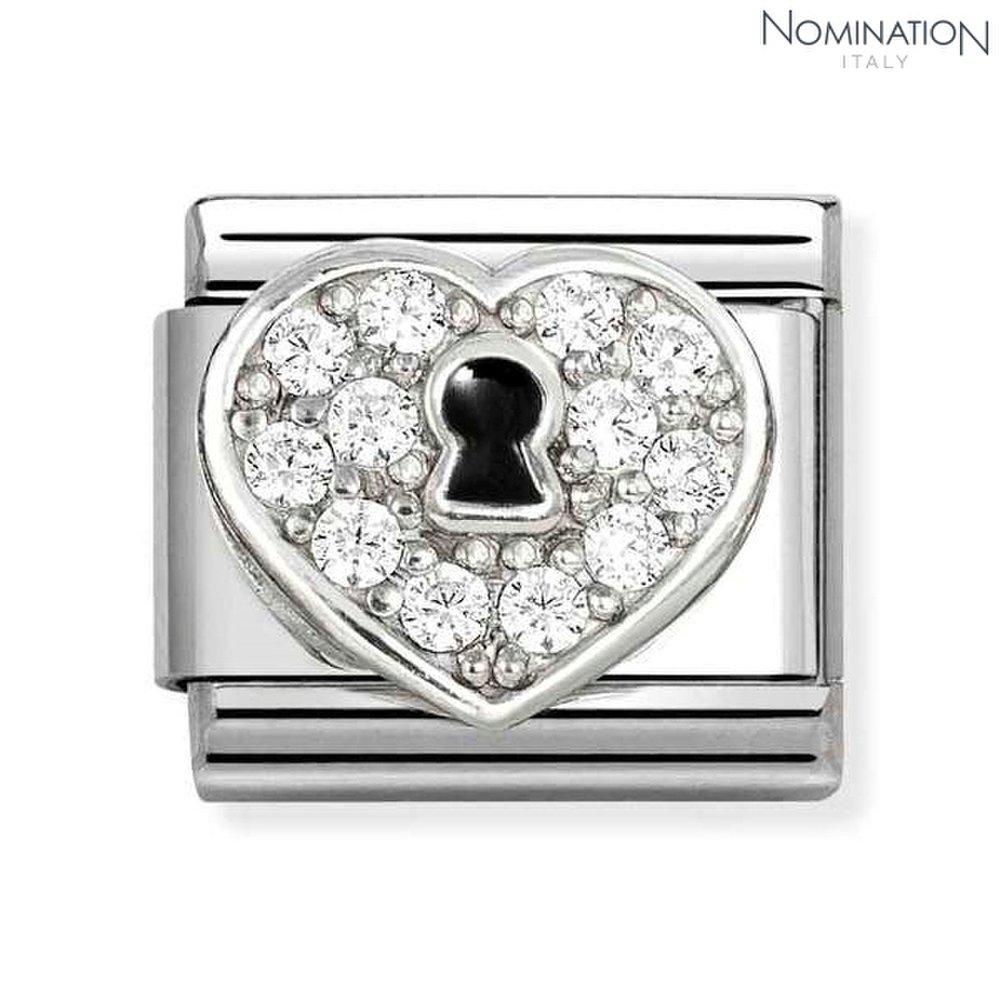 Composable Classic Symbols Cubic, 925 Silver Link 330328 (Choose 1) Men's Bracelet, Women's Bracelet, Couple Bracelet