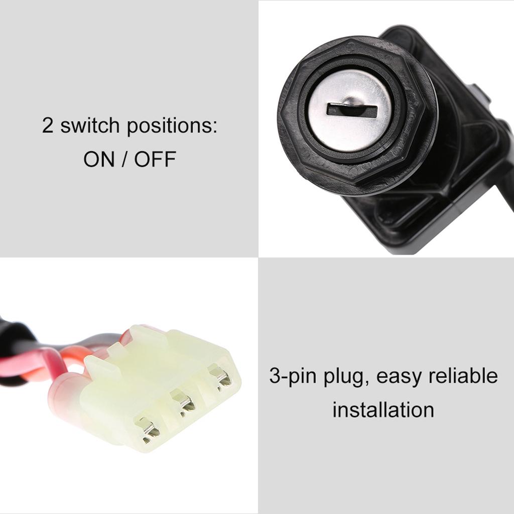 Ignition Key Switch for ARCTIC CAT 400 2000 2007   CAT 300 2000 2005