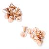 50pcs 7*10mm   Spikes Punk Rivets Leathercraft Studs   Clothing Decoration (Bronze)