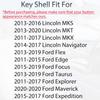 Key Fob Shell Case Replacement Fits For Ford Edge Explorer Focus Taurus Flex Expedition Lincoln MKS MKT MKX Navigator 2011 2012 2013 2014-2017