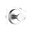 Suction Cup Hooks For Shower Brushed Nickel Towel Hooks Hanger Bathrooms 304 Stainless Steel Hooks Home Storage Holder Hook