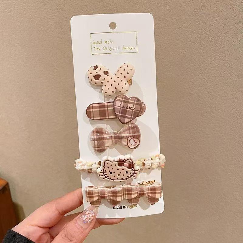 Children'S Hairpin Bag Cloth, Duck Bill Clip Cloth, Bow Root, Princess Hairpin, Cute Little Flower Girl Hair Accessories