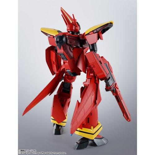 TAMASHII NATIONS HI-METAL R Macross 7 VF-19 Kai Fire Valkyrie, approximately 150mm, PVC, ABS, and die-cast pre-painted action figure