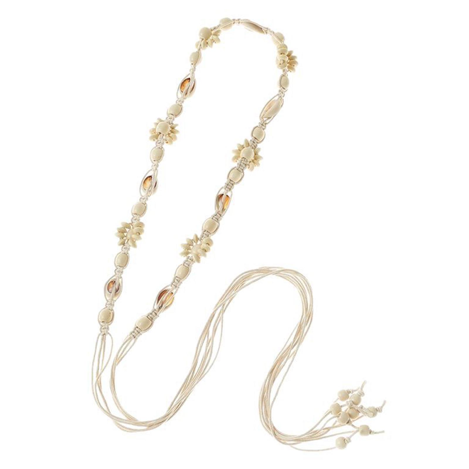 

Винтажный пояс-кисточка в богемном стиле с этническими деревянными бусинами для женщин и девушек