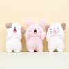 Cute Plush Bunny Keychain Adorable Rabbit Toy Soft Stuffed Animal For Bags And Gifts