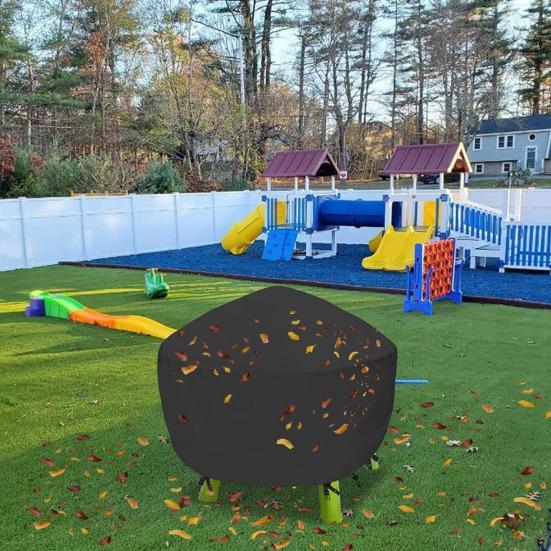 Water Table Cover Drawstring Design Waterproof UV Resistant Simple Installation Outdoor Toys Protective Cover