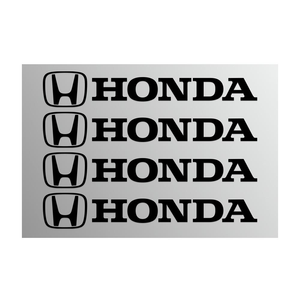 

4pcs Car Emblem Stickers Door Handle Mirrors Wiper Decoration Accessories For Honda Civic Varadero Xl1000 Xadv 750 Vt600 Forza