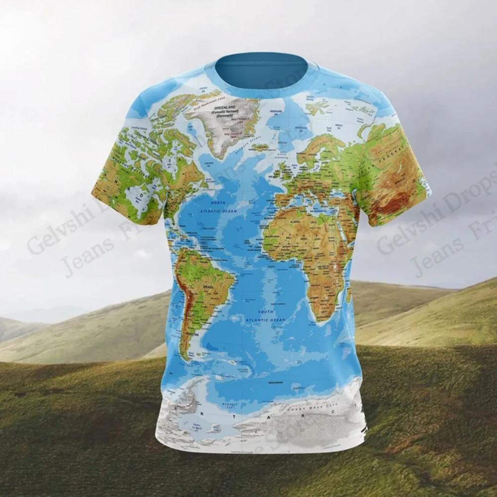 

Novelty Map 3D Print Graphic T-shirt Men Women Fashion O-Neck Short Sleeve Tops Tees Street Plus Size Tshirt Mens Clothing New XXXS
