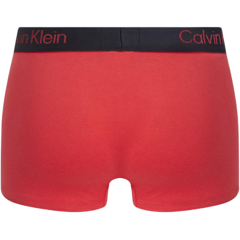 Calvin Klein Low Rise Trunk Comfortable Simple Antibacterial Underwear Men Underwear Red 000NB3639A-XAT