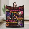 Princess Donut and Mongo Blanket Flannel  Winter Dungeon Crawler Carl Breathable Throw Blanket for Home Travel Plush Thin Quilt