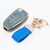 For Ford Kuga Escape Fiesta Fold C-Max S-Max Mondeo Focus 2 3 Mk3 St Rs Ecosport Tpu Folding Car Remote Key Cover Case Keychain