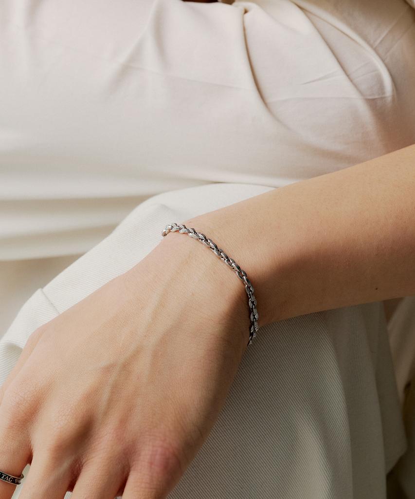 Silvertag Stb-26Ss7 Grain Archive Chain Bracelet