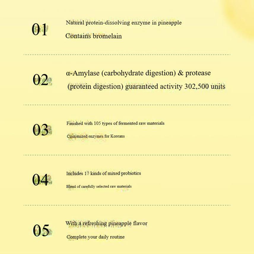 BBLAB Enzym Ananasowy 30 Saszetek (30 dni)