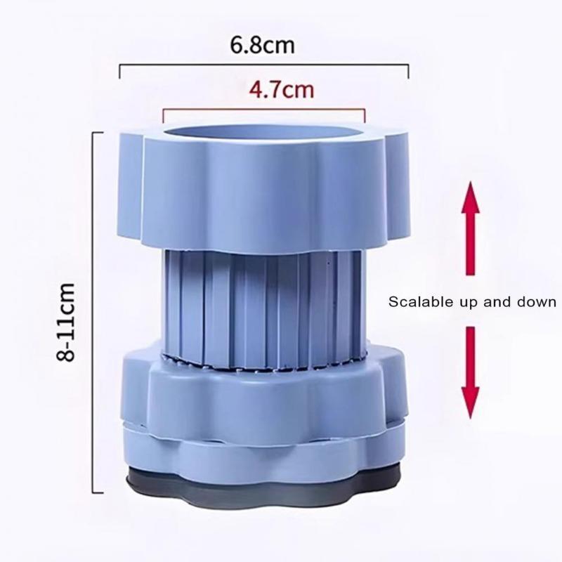 1-10 STÜCKE Universal Höhenverstellbare Waschmaschinenfußpolster Anti-Vibrations Kühlschrankbasis Feste Rutschfeste Unterlage Stützständer