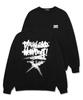 VANNWORKS Do It Painting Oversized Sweatshirt (Vls0091) Black