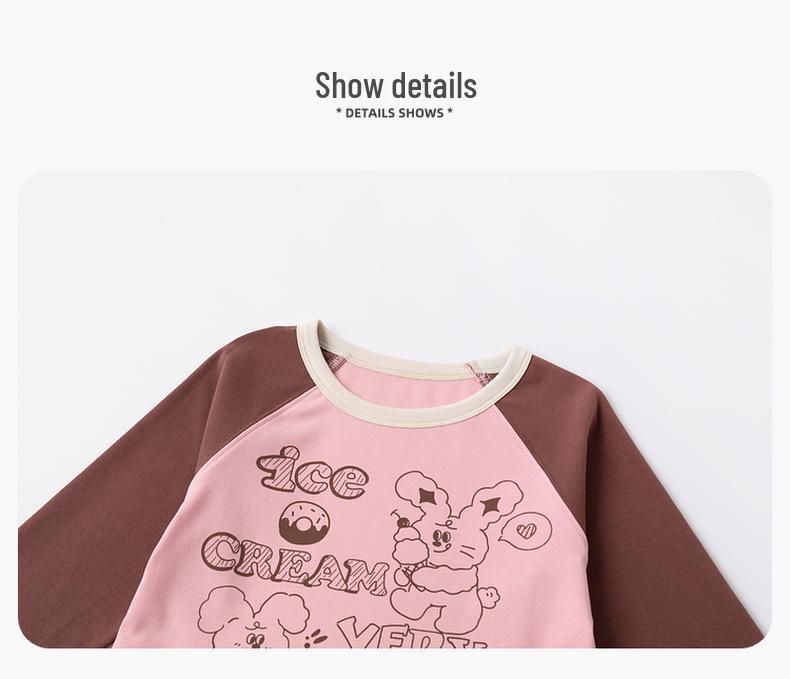 Dudu Home Spring Collection: Soft, Skin-Friendly Cartoon Anime Girls' Set