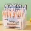 72-Pack 0.5mm Neutral Pen Refills for Students, Office, Exam - Black & Red