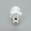 AC 100-240V E27 To E27 2-pin EU Plug LED Bulb Lamp Adapter Lighting ABS Holder Base Connector Screw Light Socket Conversion 4A P