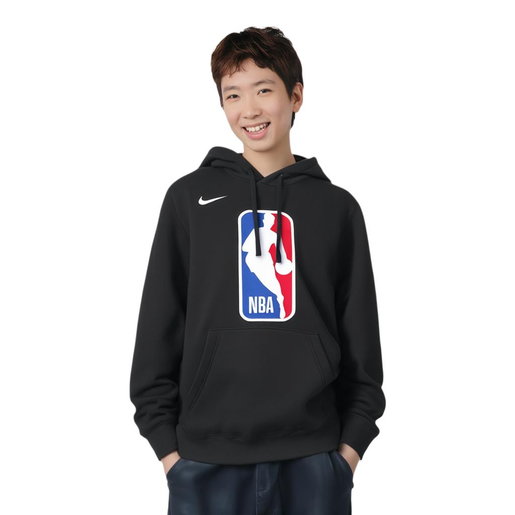 Nike NBA Team 31 Club Fleece Pullover Hoodie Black/White Men Streetwear DX9793-010