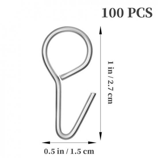 100 Pcs Metal Car Seat Cover Hooks Cushion Fixing Hooks Fastener Car Accessories