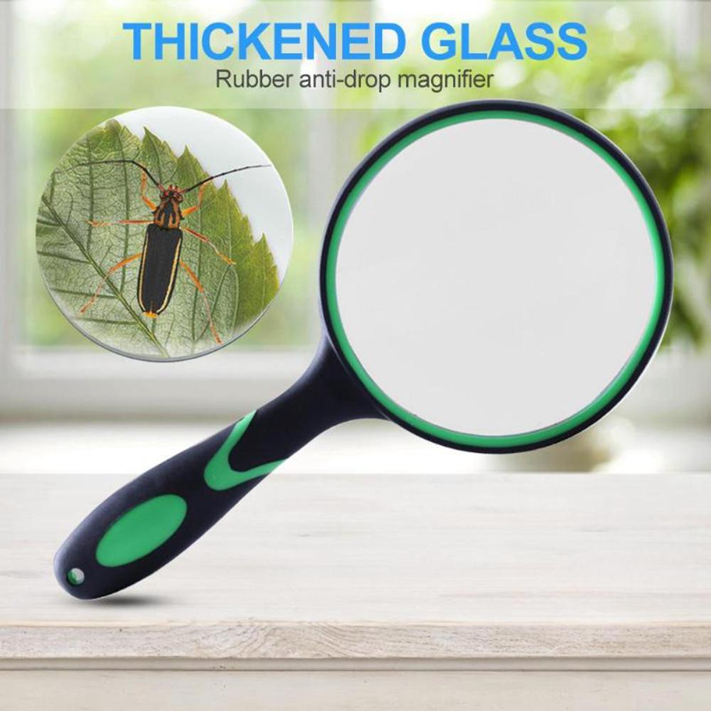 Easy To Use Handheld Science Tool Jewelry Loupe Magnifying Glass Magnifier Reading Book