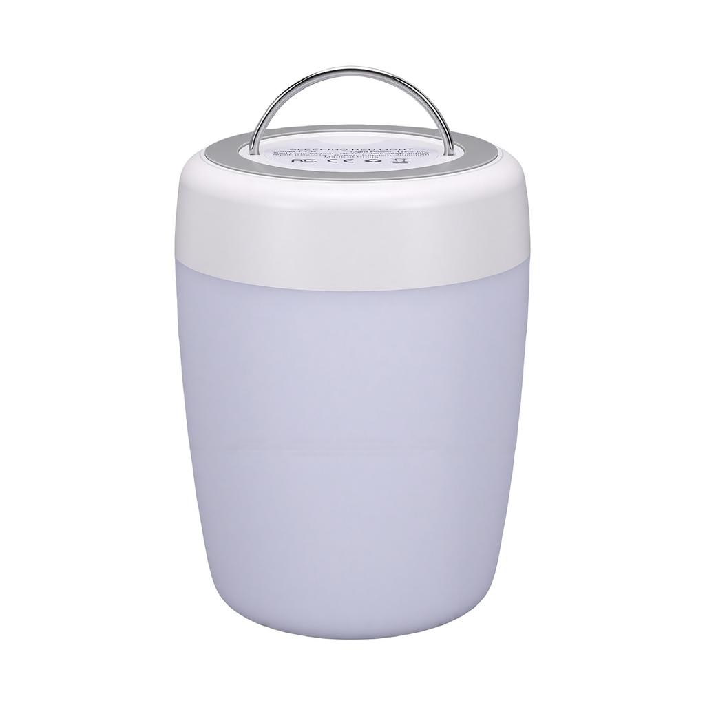 Sleep Night Lamp 670nm Red Dimming Timer USB Rechargeable Portable Touch Control Bedside Light
