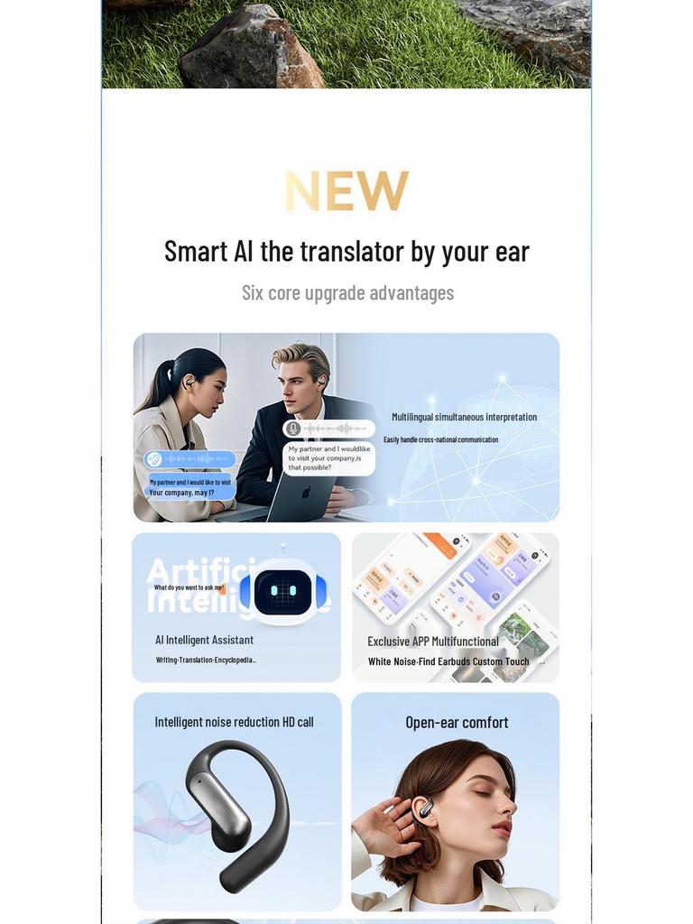Casque Bluetooth M118: Longue durée de vie de la batterie, Réduction du bruit, Traduction IA transfrontalière, Moulage personnalisé, Options supra-auriculaires/intra-auriculaires.