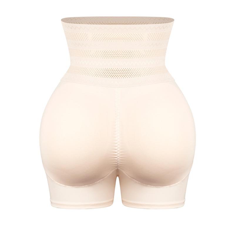 High Waist Hook And Eye Tummy Control Shaper Shorts