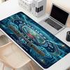 Custom Name Personalized Manchester City Pattern Mousepad, Laptop PC Desk Mat, Decorative Desk Mat for Home Keyboard Pad Gift