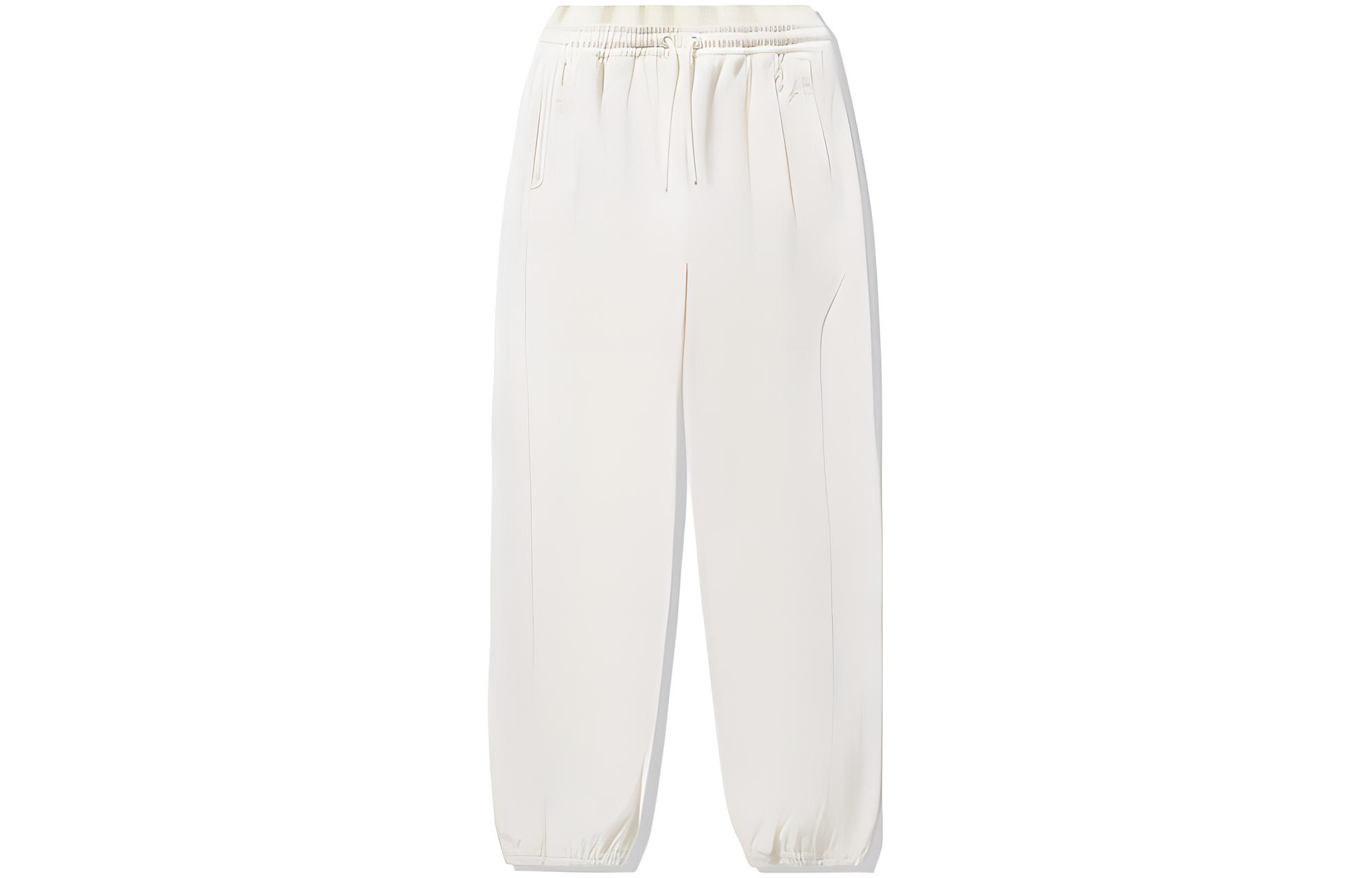 Li Ning Knitted Sweatpants Women s Ecru AKXU108-1 XXL