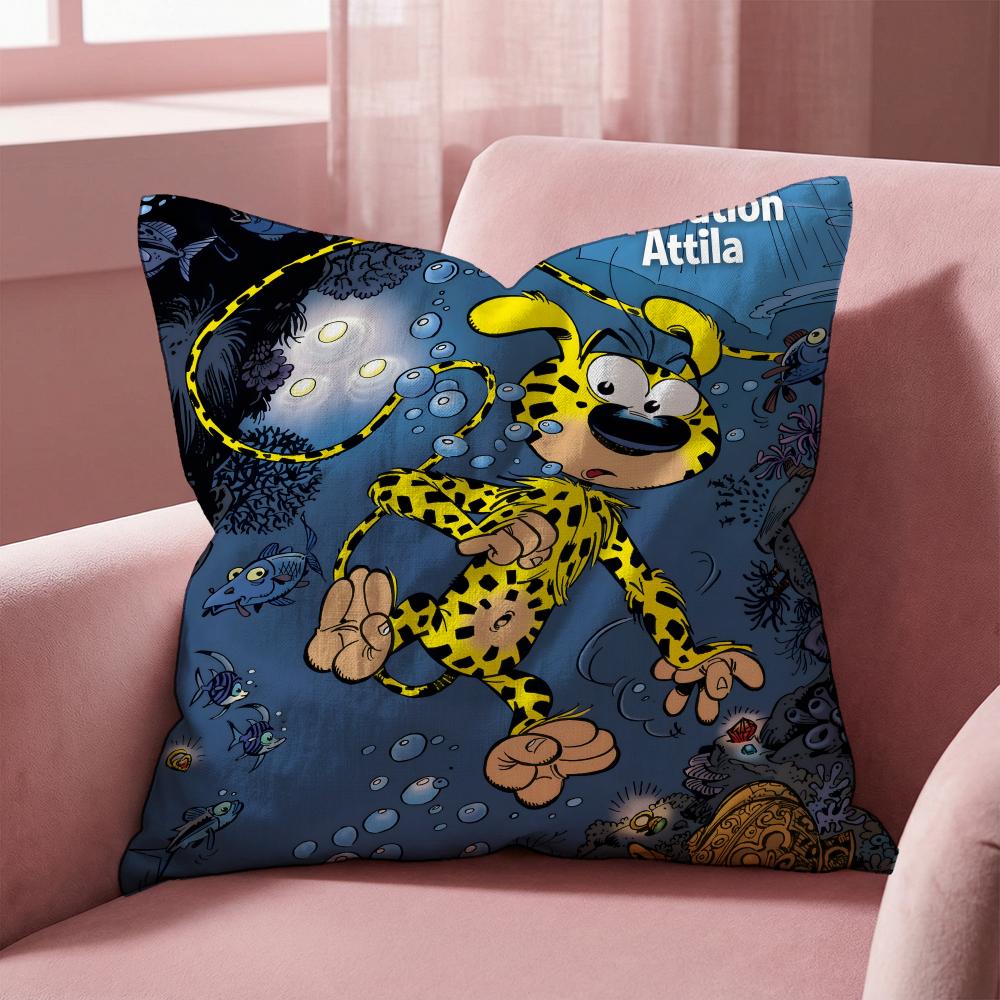 M-Marsupilami CARTOON Kissenbezug Mehrzweck-Kissenbezug für Zuhause & Auto - Wendbar, Weich & Langlebig für den täglichen Gebrauch