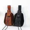 Cosplay Medieval Retro Belt Renaissance Waist Bag Viking Knight Skirt Clip Keychain Halloween Role-playing Prop