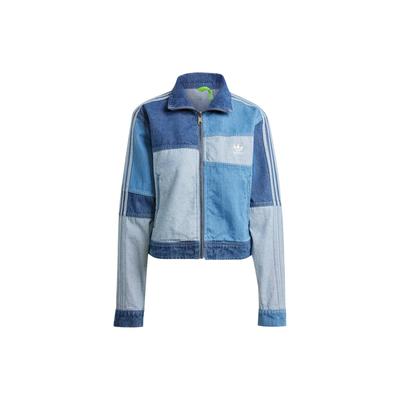 Originals Kseniaschnaider Denim Patchwork Track Top Damenjacke Hellblau IU2464