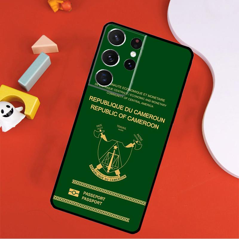 Republic of Cameroon Flag Phone Case For Samsung Galaxy S25 Ultra S24 Ultra S9 S10 S20 S21 S22 S23 Plus S24 FE Cover