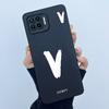 For OPPO F17 Oppo F17 Pro Case Oppo A73 A93 Reno 4F Back Cover TPU Silicon Lucky Initial Letter Couples Phone Bumper Soft Case